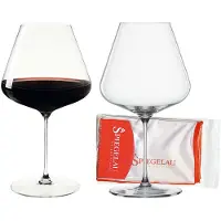 Spiegelau Definition Burgunder Glas 2er Set + Poliertuch