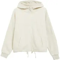 s.Oliver Sweatjacke , Damen, Gr. 38, beige (light beige melange), Sweatware, Obermaterial: 80% Baumwolle, 20% Polyester, meliert, oversize normal, ohne Ausschnitt, Raglanärmel, Sweatjacken Sweatjacke