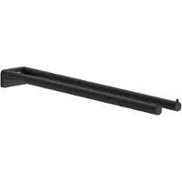 Hansgrohe AddStoris S Handtuchhalter zweiarmig, 41787670, Farbe: Mattschwarz
