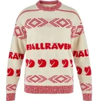 Fjällräven Jacquard Knit W chalk white-true red (113-334) XL