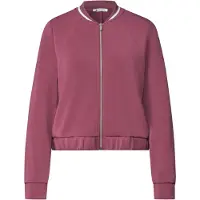 Street One Sweatjacke Langarm Jacke im Silk-Look mit Zipper