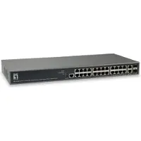 Level One GEP-2682 - Schalter - L3 Lite - verwaltet - 24 x 10/100/1000 (PoE+)
