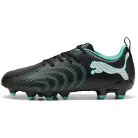 Puma Teenager FUTURE 9 PLAY FG/AG Black-Intense Mint-White, Schuhgröße:35 EU