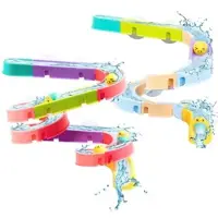 Playtastic 50-teiliges Badewannen-Kugelbahn-Spielset, für Kinder ab 3 Jahren