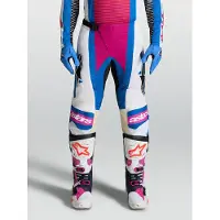 Alpinestars Techstar Maven Hose 2027 White Hot Coral Blithe Blue, Größe: 36