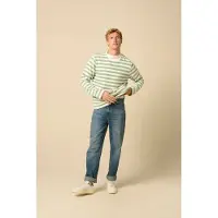 Sissy-Boy Gestreifter Sweater - Hellgrün | Größe: L