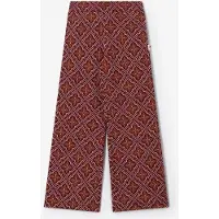 Sissy-Boy Gemusterte Leggings Mit Geradem Bein - Dunkelrot | Größe: 122-128