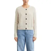 Comma Strickjacke mit Knopfleiste und Wolle