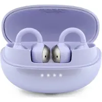 GUESS OWS Ear-phones Metalic Finish Electropated Parts Classic Logo purple