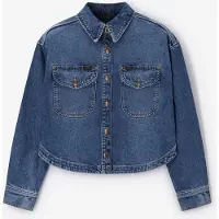 Lee Jeansjacke Mit Aufgenähten Taschen - Blau | Größe: M