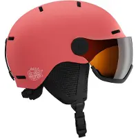 Salomon - Casque de ski/snowboard - Orka Visor Sun Kissed Coral - Kindergröße S - Rosa