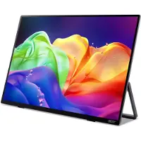 Acer PE0, PE160WUT, Tragbarer OLED Touch Monitor, 16 Zoll WQXGA+ 2880 x 1800, 120 Hz, USB-C, HDMI, Adaptive-Sync, HDR10, Silber