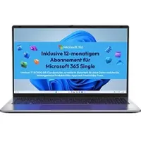 Medion E15223 (MD600044), inklusive Microsoft 365 Single 1-Jahresabo - 15,6 Zoll Intel N-Series N100 8 GB 128 UHD Graphics Windows 11 Home