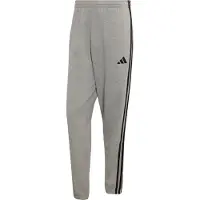 Adidas Sporthose SPORTSWEAR "M 3S FT TC PT", Herren, Gr. XXL, N-Gr, grau (medium grau heather, weiß, normal, gr.), Obermaterial: 100% Baumwolle, Hosen Sporthose