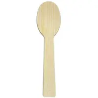 Monouso - Kleiner Löffel aus Bambus 9cm (100 Stück)