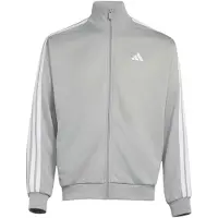 Adidas Trainingsanzug SPORTSWEAR "M 3S FT TS", Herren, Gr. L, grau (mgrauh, weiß), Obermaterial: 100% Polyester, Sportanzüge Trainingsanzug, Topseller
