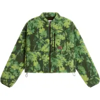 The North Face Womens Extreme Pile 2 Full Zip Jacket -print woodland green yosemite (T2Z) XS