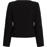 Soaked in luxury Blusenblazer "Damen Blazer SLCorinne", Damen, Gr. XL, schwarz, Obermaterial: 78% Polyester PES. 18% Viskose CV. 4% Elasthan EL., Blazer Blusenblazer