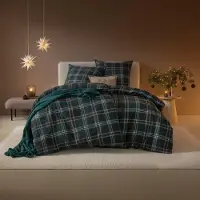 Estella Kuschelflanell Bettwäsche Harry tanne 155x220 cm + 80x80 cm