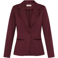 Fransa Blusenblazer "Damen Blazer FRZABLAZER", Damen, Gr. M, rot (port royale), Obermaterial: 74% Polyester PES. 22% Viskose CV. 4% Elasthan EL., Blazer Blusenblazer