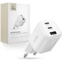 Tech-Protect NCA100W-GAN-AVS 3-PORT NETWORK CHARGER PD 3.2 100W / QC3.0 WHITE