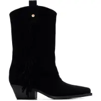 Xti für Damen. 14605601-NEGRO Stiefel 146056 schwarz (39), 3 bis 5 cm, Keine, Lässig