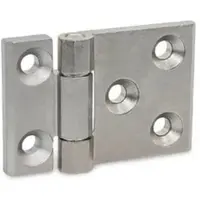 Ganter Schwerlastscharniere, Edelstahl A4, horizontal verlängert (237.3-A4-63-50-A-GS)