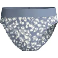 Calida Slip "Slip Elastic Trend Brief 1er Pack", Damen, Gr. 36-38, bunt (blaugrau, weiß), Obermaterial: 94% Baumwolle CO. 6% Elasthan EL., Unterhosen Slip