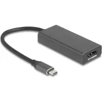DeLOCK 64316, 0,15 m, USB Typ-C, HDMI + DisplayPort, Männlich, Weiblich, Gerade