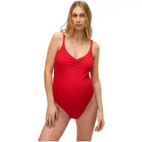 Mamalicious - "Naomi" Badeanzug für Damen, Umstandskleidung (Rot)