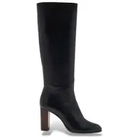 Ba&sh für Damen. 2H22CIRY Schwarze Lederstiefel Ciry (41), 3 bis 5 cm, Spaltleder, Keine, Lässig