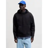 Jack & Jones Kapuzensweatshirt "JJEBARRON SWEAT HOOD NOOS", Materialmix, relaxed fit