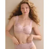 Anita Entlastungs-BH SINCE 1886 "Orely", Damen, Gr. 85, Cup F, rosewood, Obermaterial: 93% Polyamid, 7% Elasthan, BHs Entlastungs-BH, mit Spitze, dreigeteilte Cups, verstellbare Träger, feminin