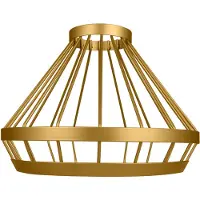 Ledvance Vintage 1906, Schlafzimmer, Wohnzimmer, Drinnen, Gold, Rund, Einfarbig, IP20