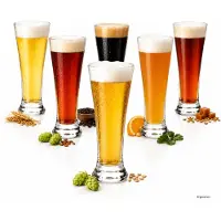 MamboCat 6x Bernd Pub Biergläser 0,3L Glas 6 Personen Pilsglas Gastro Bar Restaurant