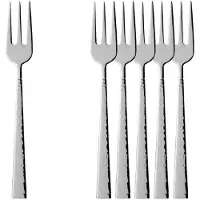 Villeroy & Boch Tafelgabel "Kuchengabel Blacksmith 15,6 cm 6er Set edelstahl" Spülmaschinenfest