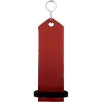 Combicraft Bumerang Hotelschlüsselanhänger Rot, 100x30 mm - 5 Stück