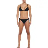Nike - Bikini Oberteil für Damen, Hinten geknotet (Schwarz)