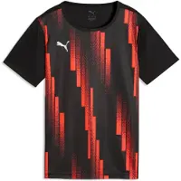 Puma Fußballtrikot "INDIVIDUALRISE GRAPHIC JERSEY JR" Trikot mit Rundhalsausschnitt, Kurzarmdesign, ohne Kapuze