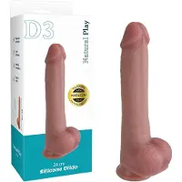 Natural Play - Silikon-Dildo 24 cm (natur)