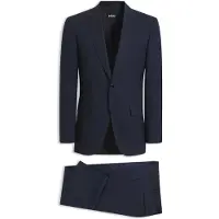 BOSS Regular-Fit Zweiteiler aus Stretch-Schurwolle Grösse 102