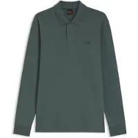 BOSS Longsleeve-Poloshirt aus Baumwolle mit Logo-Detail Grösse XXL