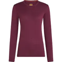 Icebreaker W 200 Oasis Long Sleeve Crewe dk berry (IB0PB) XS