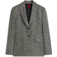 HUGO Regular-Fit Blazer mit Fischgrätmuster Grösse 38