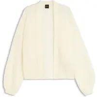 BOSS Relaxed-Fit Strickjacke mit offener Strickstruktur Grösse M