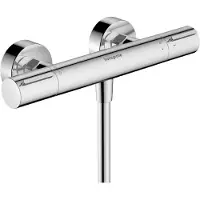 Hansgrohe Ecostat Element Brausethermostat, Aufputz, 1 Verbraucher, 13346140, Farbe: Brushed Bronze