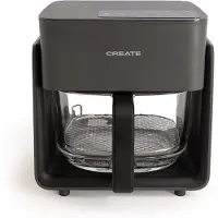 Create Heißluftfritteuse ''Studio Crystal'' in Schwarz - 4,2 l - onesize