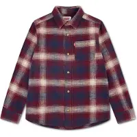 Levi's LVB Shadow Plaid Flanellhemd, Tawny Port, 152