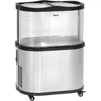 Bartscher Impulskühler 110L-2F, Impulskühler für den Gebrauch in Supermärkten und Co., 1 Stück