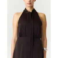 Y.A.S Maxikleid "YASTHEA SL MAXI DRESS S. NOOS" Materialmix, regular fit